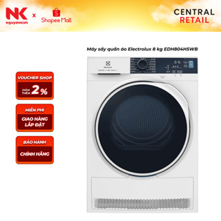 [Tạm Dừng Bán][Chỉ giao lắp HN HCM] Máy sấy quần áo Electrolux 8 kg EDH804H5WB
