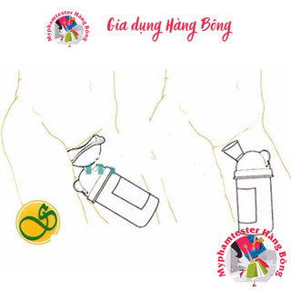 Cốc đi tiểu mini du lịch cho các bé