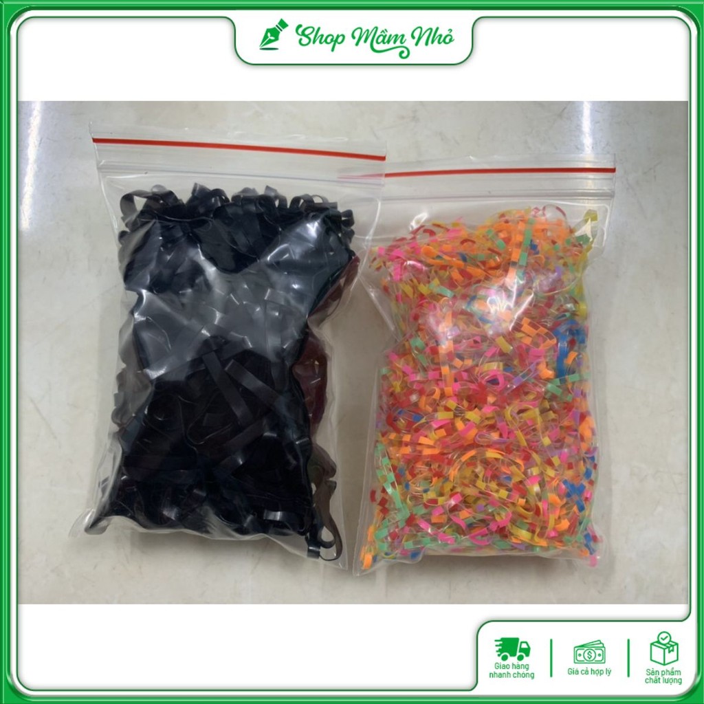 Combo 3 túi Chun Buộc Tóc Cho Bé [Túi Zip 50g]