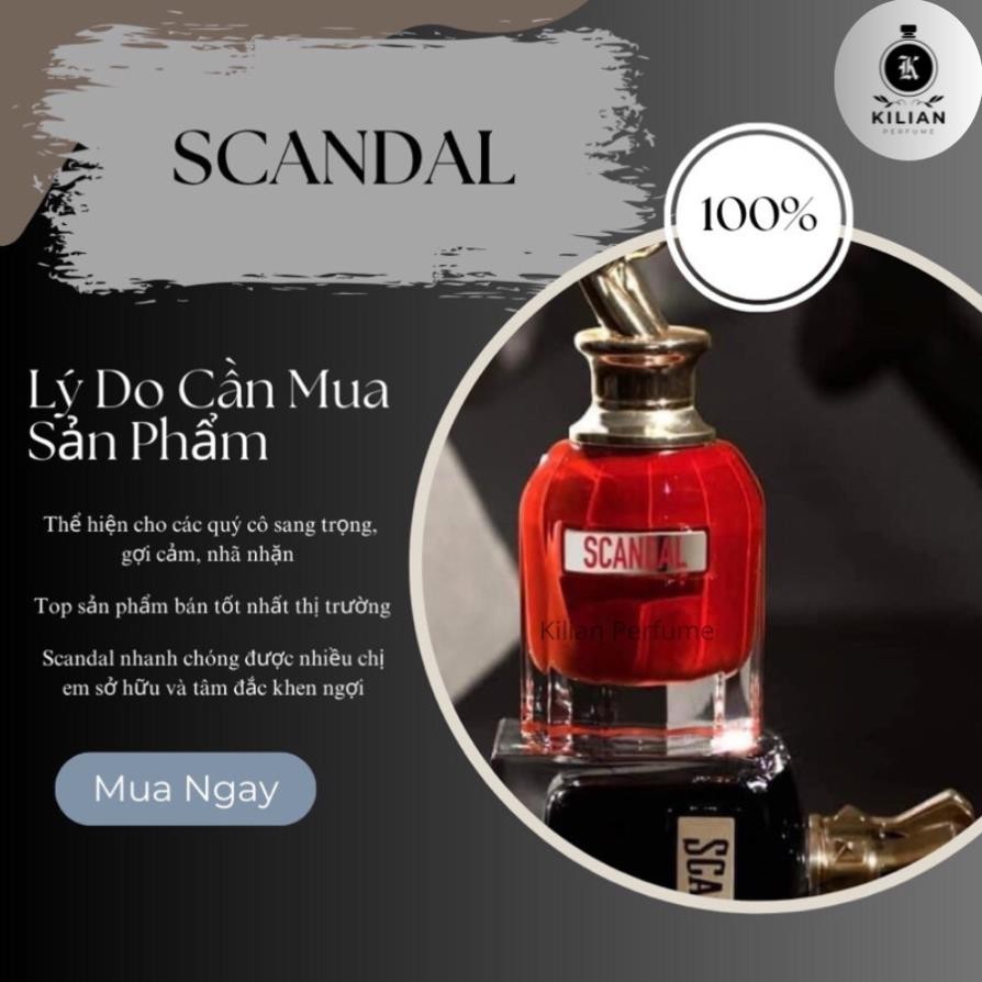 Nước hoa nữ So Scandal EDP, chiết 10ml gợi cảm, độc đáo , bí ẩn , quyến rũ