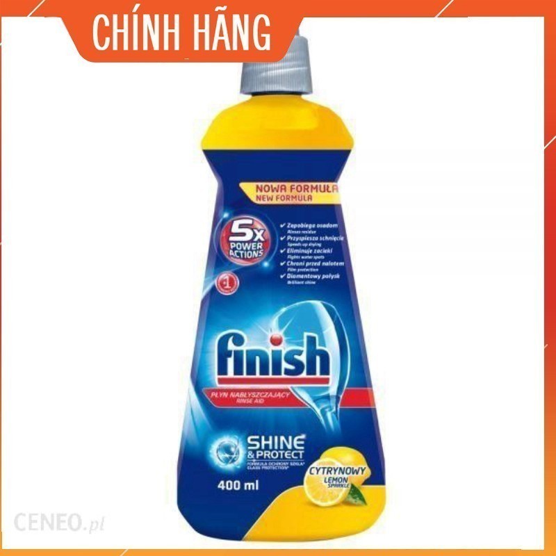 Nước làm bóng Finish 400ml [KM thêm 5 Viên Finish Nhật]