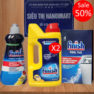 Nước làm bóng Finish 400ml [KM thêm 5 Viên Finish Nhật]