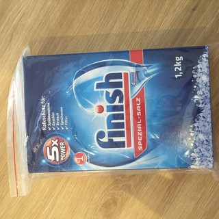 Muối làm mềm nước máy rửa bát Finish 2.4 kg