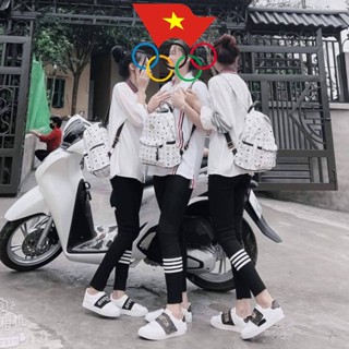 Quần legging 3 sọc nữ dài TEENHOTTREND - Quần legging thom 4 vạch cá tính