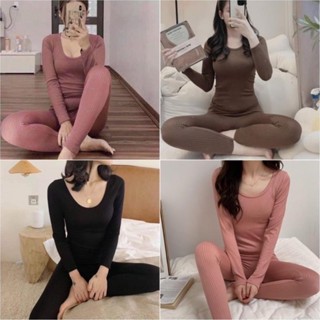 Bộ ngủ dữ nhiệt  mặc nhà chất len tăm hàng Quảng Châu mềm mại thoải mái.