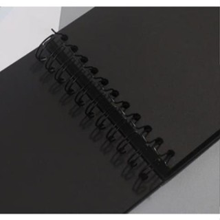  Sổ giấy đen bìa đen làm sketchbook scrapbook tập viết thư pháp  ngoc193  