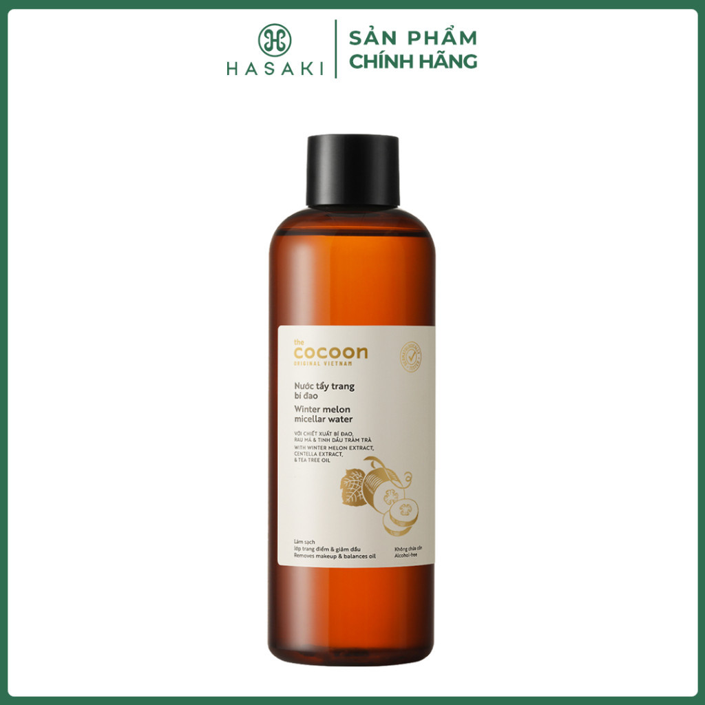 Nước Tẩy Trang Bí Đao Cocoon Làm Sạch & Giảm Dầu Hasaki Sản Phẩm Chính Hãng
