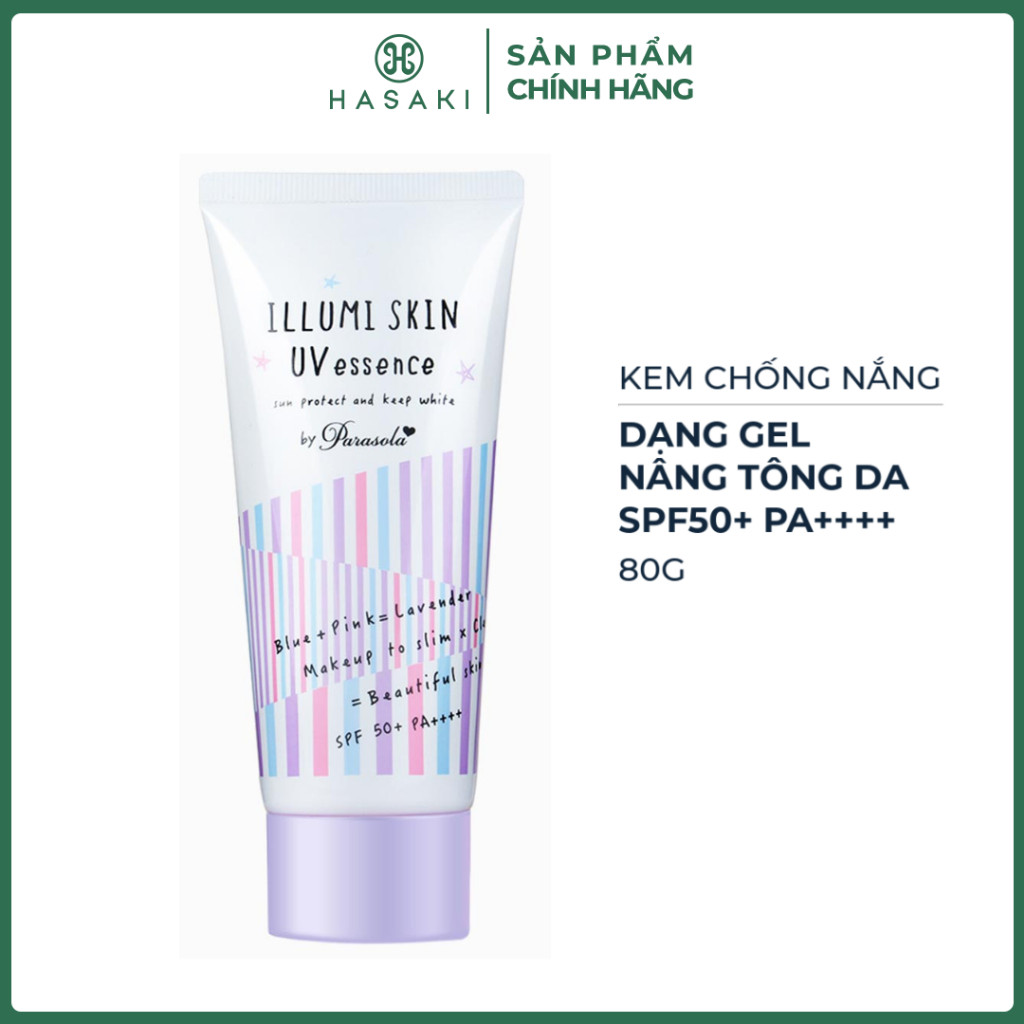 Kem Chống Nắng Naris Cosmetic 50+ PA++++ Parasola Illuminance Skin UV Essence 80g Hasaki Sản phẩm chính hãng