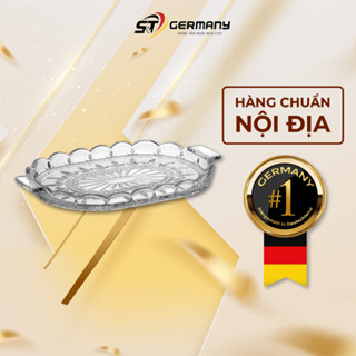 Khay Đĩa Pha Lê Bohemia Tuylip 36,5cm Nội Địa Đức GermanySnT 300043