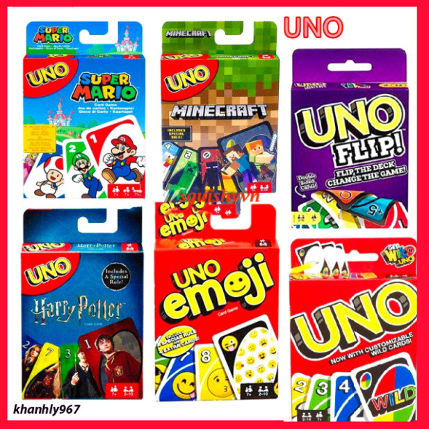 Bài Tây Anime 52 lá, Uno, Ma sói nhiều mẫu bền rẻ