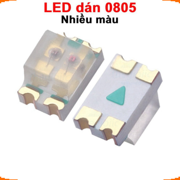 (100 Con) LED dán 0805 SMD nhiều màu