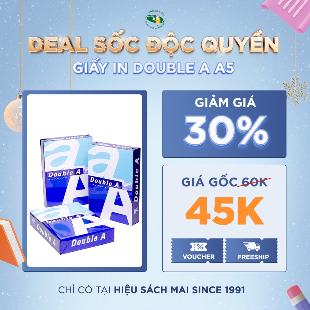 Giấy A5 Double A 70gsm