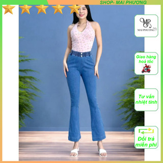  Quần Jeans Dài Ống Loe Vải Jeans Co Giãn Mạnh – Phong Cách Mới, Thoải Mái Tuyệt Vời!