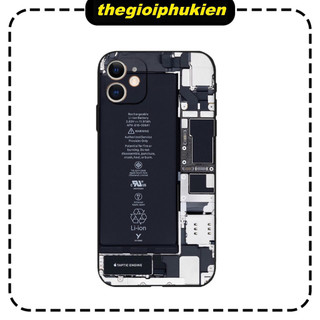 Ốp lưng mềm màu đen ngầu dễ thương đẹp cho iPhone 14 13 12 11 Pro Max SE 2020 X XR XS 8 7 6S 6 Plus kute- q2062