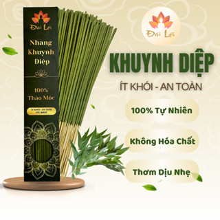 [HỎA TỐC] HỘP 50 - 100 NÉN NHANG KHUYNH DIỆP 30CM - 40CM | NHANG SẠCH ÍT KHÓI THƠM DỊU NHẸ