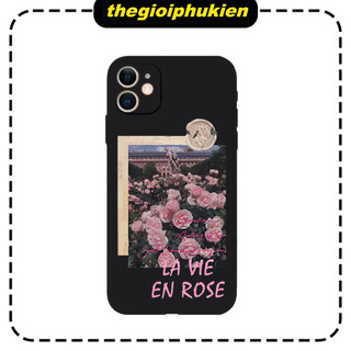 Ốp lưng mềm độc lạ đen dễ thương đẹp Cho iPhone 6 đến 16promax kute q2057