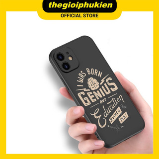 Ốp iphone - Ốp lưng iphone cạnh vuông bảo vệ camera Genius dành cho ip 6 đến 16promax - ng313