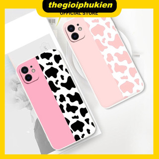 Ốp iphone - Ốp lưng iphone cạnh vuông Nửa bò sữa dành cho ip 6 đến 16promax - ng187
