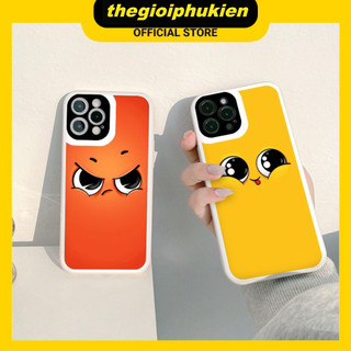 Ốp iphone - Ốp lưng iphone cạnh vuông viền camera Đôi mắt biểu cảm dành cho ip 6 đến 16promax - ng098