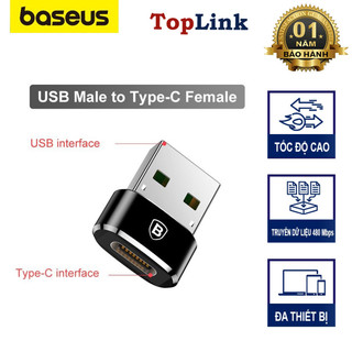  Đầu chuyển đổi OTG Baseus Từ Type-C ra USB  USB ra Type-C  Type-C ra Micro - Phân Phối TopLink 