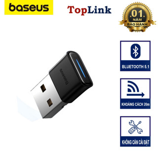  Usb Bluetooth Adapter Dongle Audio Receiver Basues BA04 Tốc Độ Cao Bluetooth 5.0 Hoạt Động Tốt Trong 20m 