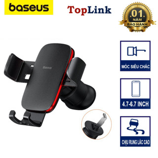  Kẹp Điện Thoại Giá Đỡ Điện Thoại Trên Ô Tô Xe Hơi Gắn Cửa Gió Baseus Metal Age II Sang Trọng Hiện Đại 