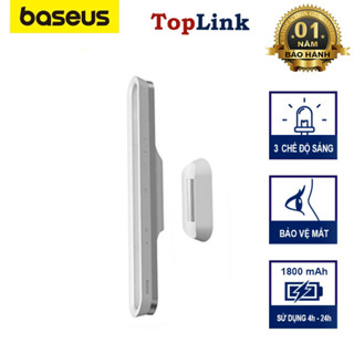  Đèn Led Treo Tường Tích Điện 1800mah Baseus DGXC-02 Cảm Ứng 3 Mức Ánh Sáng Dính Mọi Bề Mặt Sắt - Toplink 