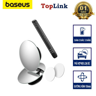 Gương Cầu Lồi Ô Tô  Xe Hơi Baseus Bộ 2 Gương Chiếu Hậu Chống Điểm Mù Cho Xe - TopLink