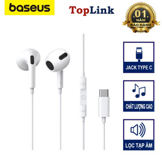Tai Nghe Có Dây Có Mic Công Type-C Baseus C17 Âm Thanh HiFi Tương Thích Với Hầu Hết Điện Thoại