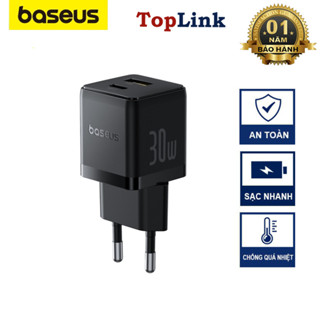  Củ Sạc Nhanh U+C PD 30w 20w Baseus Palm Nhỏ Gọn Chống Quá Dòng Quá Tải Nhiệt Bảo Vệ Người Dùng Cho IP Pad SamSun Google 