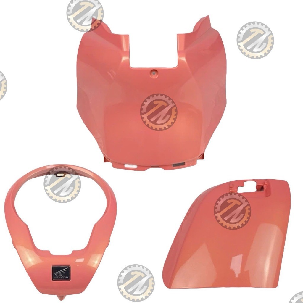 Set nhựa hồng xe Scoopy 2021 - 2024