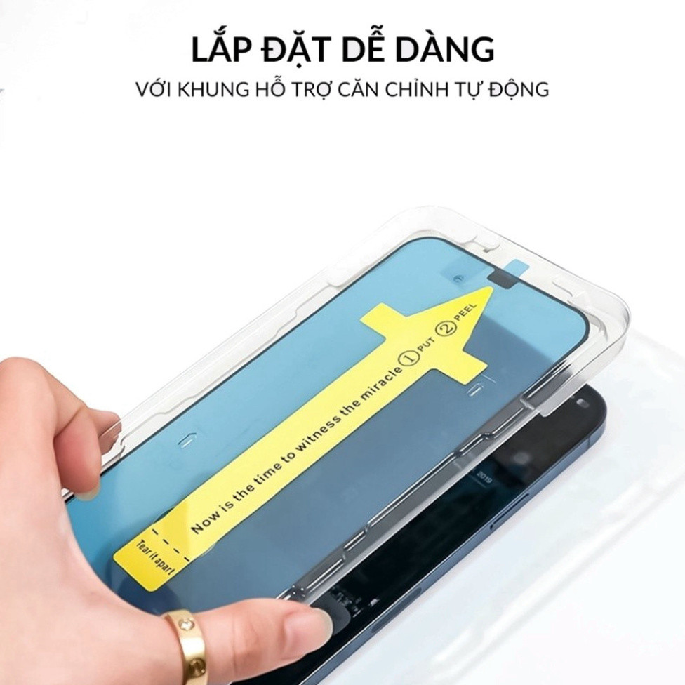Cường lực KINGKONG iPhone tự dán iP 11 15promax 14 pro max 16e 12Promax 13 Pro 12 Pro 14Plus 8Plus 11promax | BigBuy360 - bigbuy360.vn