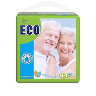 Tã dán người lớn Eco siêu thấm M/L 10 miếng