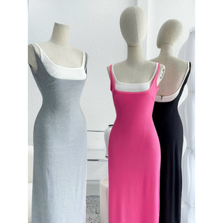 H2STORE - ĐẦM 2 DÂY PHỐI MÀU - B05574