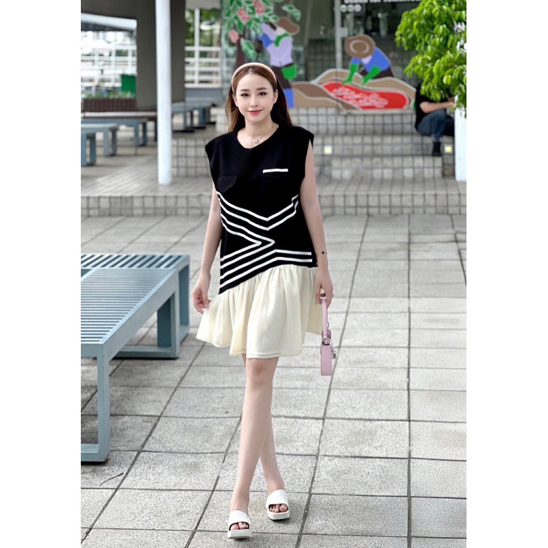 H2STORE - ĐẦM VIỀN <T9>  -  HT04810