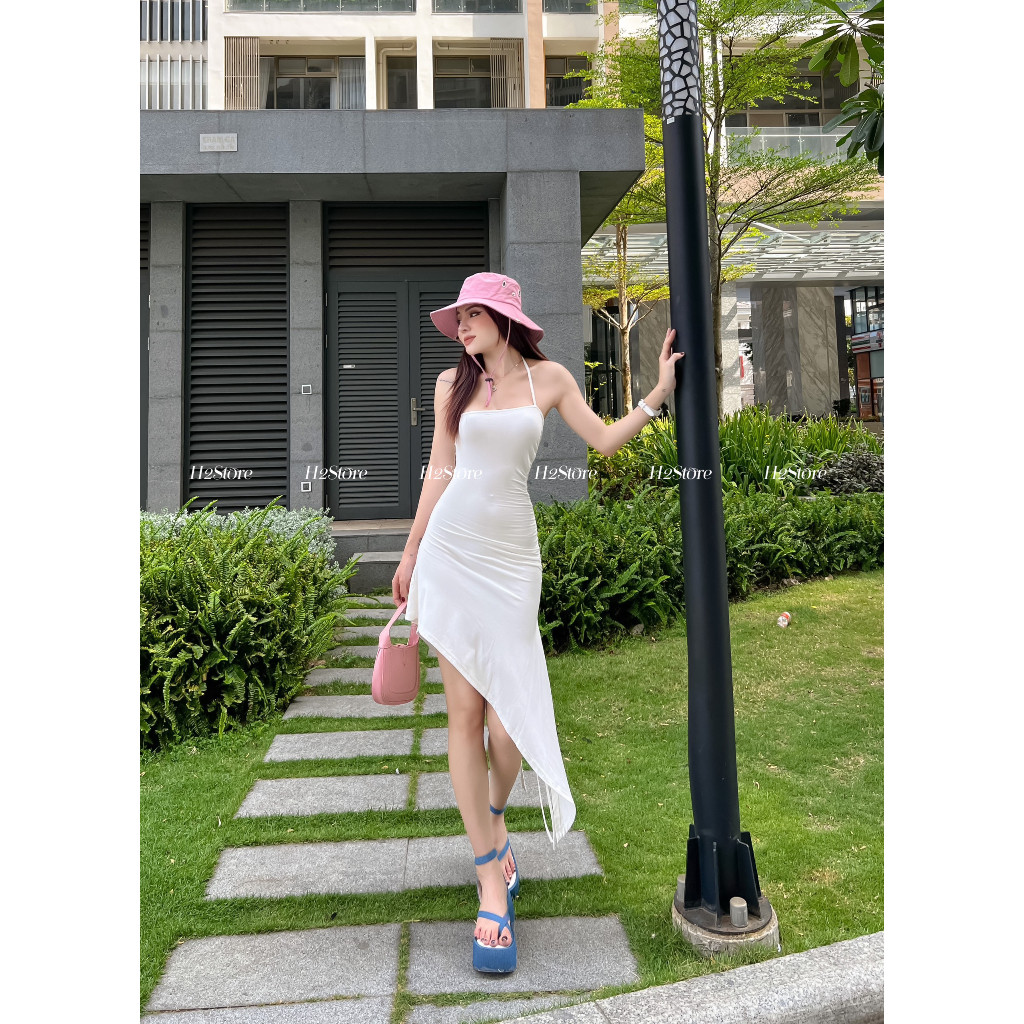 H2STORE - ĐẦM THUN LAI XÉO - QA03981