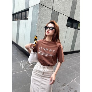 H2STORE - ÁO  THUN  CHỮ  -  QA03556