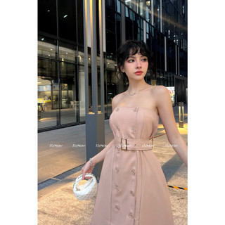 H2STORE - ĐẦM DÀI CÚP NÚT - QA03867