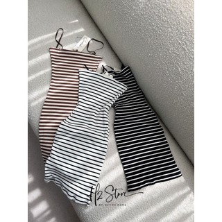 H2STORE - ĐẦM 2 DÂY SỌC - QA02104