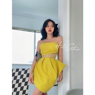 H2STORE - ĐẦM ỐNG LƯỚI EO - QA0700373
