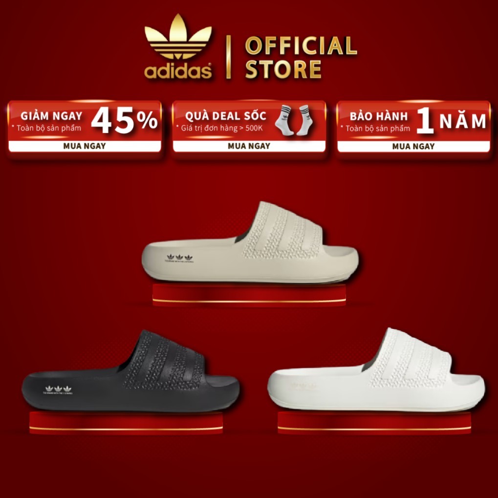 [ CHÍNH HÃNG ] Dép Adidas Ayoon Slide Nam Nữ, Dép Cao Su Đúc GX6950 ♡