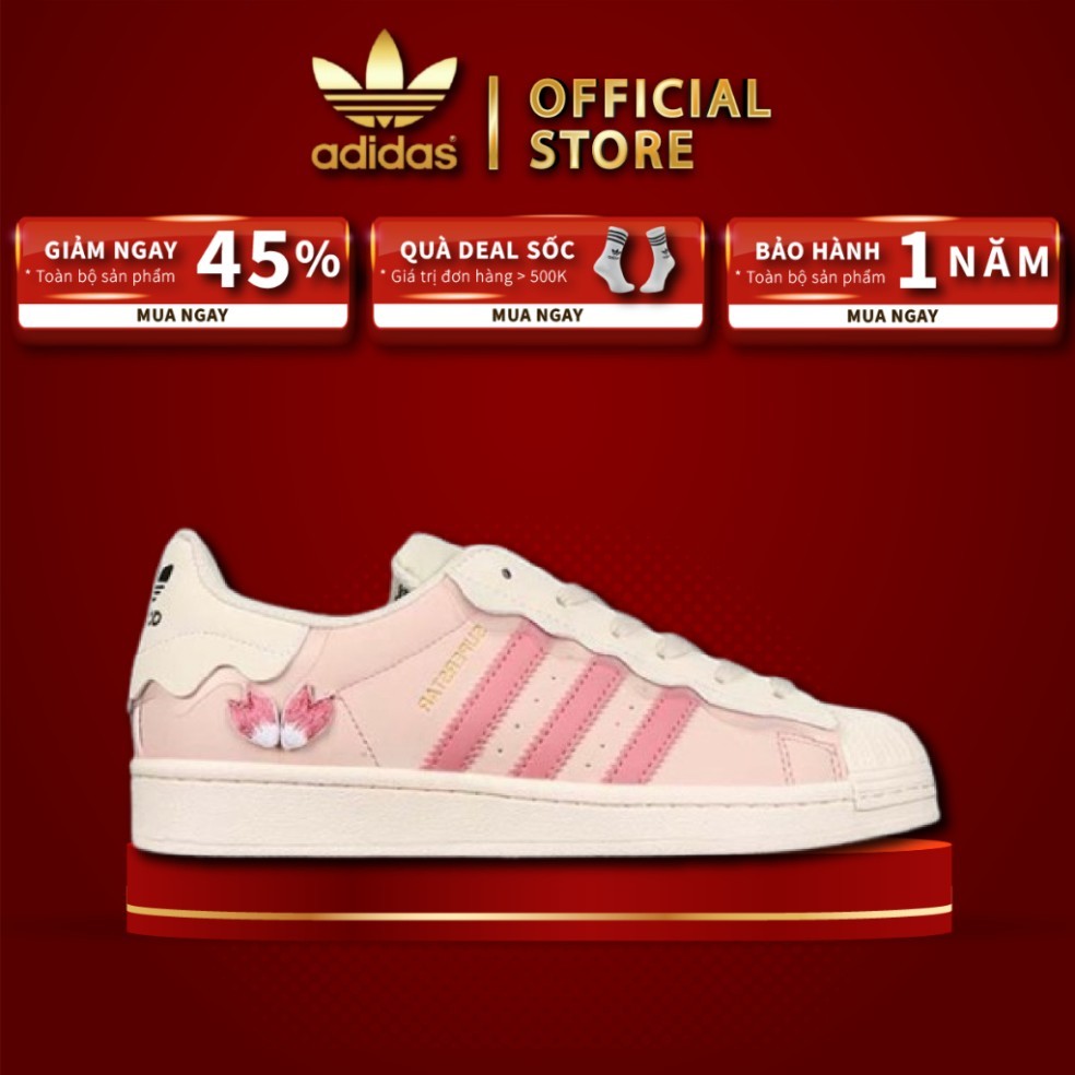 [ CHÍNH HÃNG ] Giày Adidas Superstar 'Sakura Pink’ GW4441 ♡