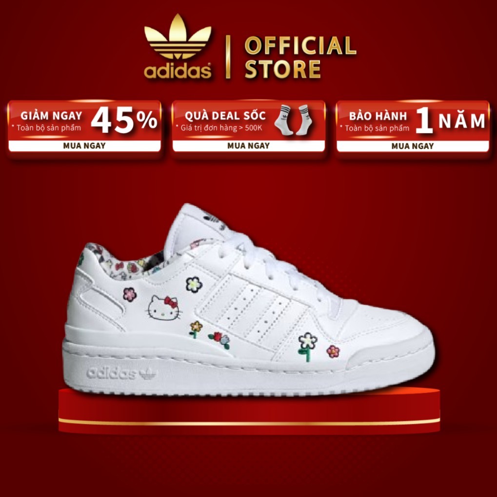 [ CHÍNH HÃNG ] Giày Adidas Forum Hello Kitty 'White Baby' IG0301 ♡