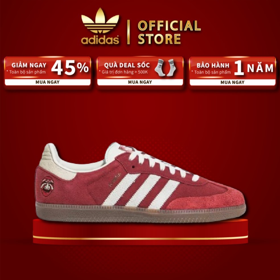 [ CHÍNH HÃNG ] Giày Adidas Samba OG TAL 'Better Scarlet' IG8905 ♡