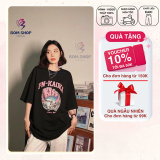 Áo Thun Tay Lỡ PNKAKAO Nam Nữ Form Rộng Ulzzang Unisex Bomshopunisex