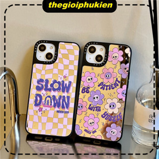 Ốp lưng iphone Tráng gương chống sốc Hoa tím dễ thương dành cho ip 6/7/8/plus/x/xr/xs/11/12/13/14/15/pro max - go2018