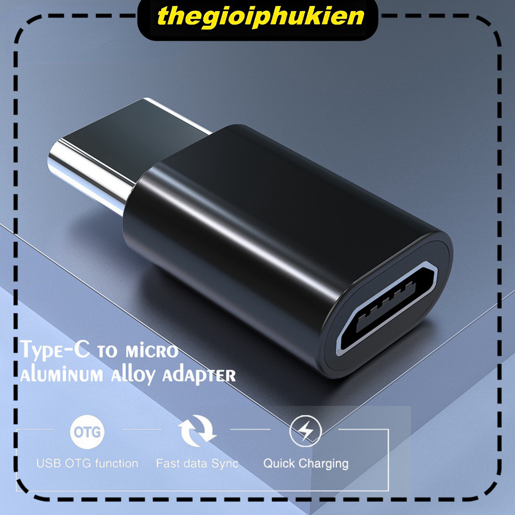 Đầu Chuyển Đổi Cổng Type-C Sang Cổng Micro USB Cho Iphone/Android - Adapter02