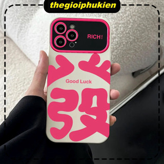 Ốp lưng iphone khung camera Good luck dành cho ip 6/7/8/plus/x/xr/xs/11/12/13/14/15/pro max - st2012