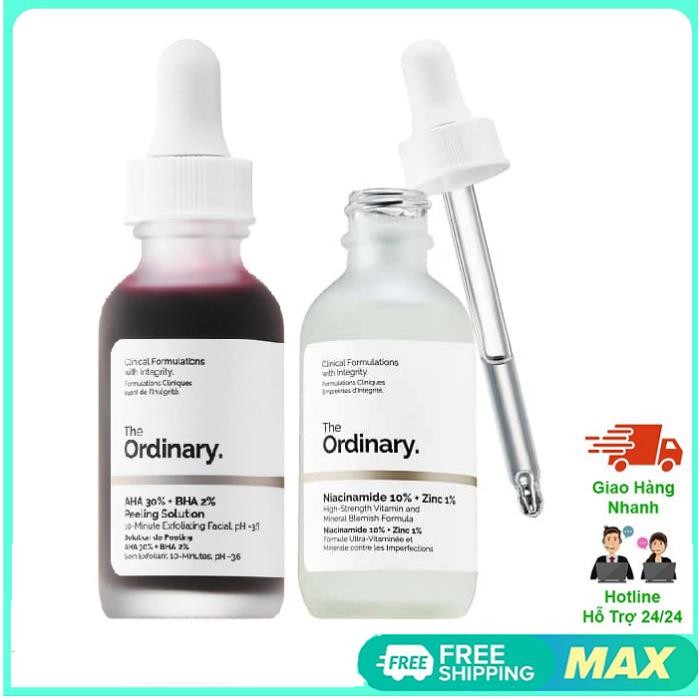 Serum Niacinamide làm sáng da, mờ thâm The Ordinary Niacinamide 10% + Zinc 1%
