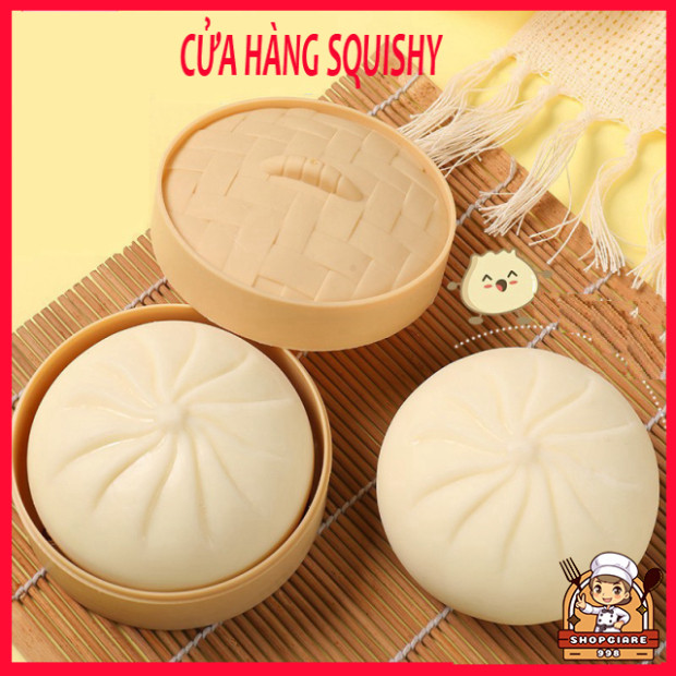 [50 mẫu Squishy] Bánh bao mochi squishy mini mềm nhũn bóp rất thích cực vui Youngcityshop squishy sl